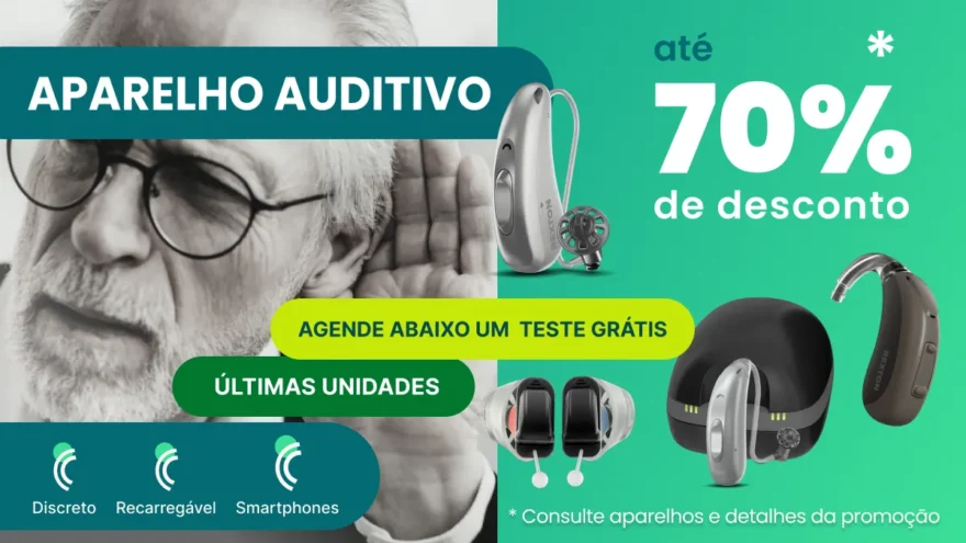 Aparelhos Auditivos com desconto