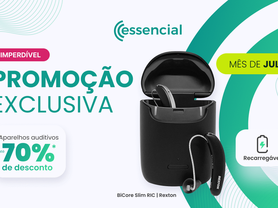 Aparelhos auditivos com desconto de até 70%
