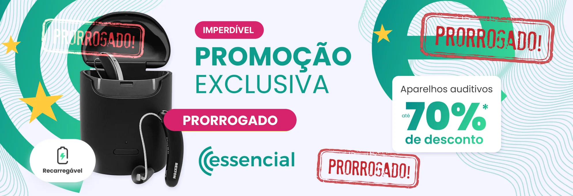Promoção Julho 70% OFF