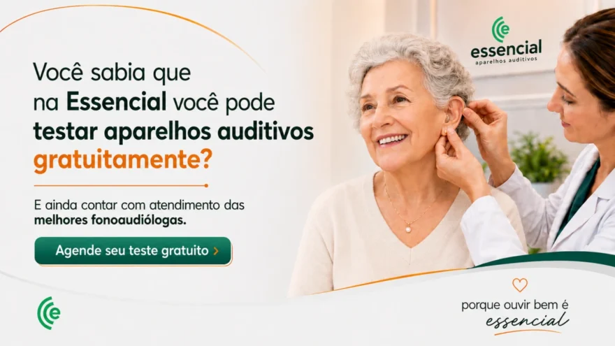 Imagem da campanha de teste de aparelho grátis na Essencial